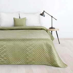 Dekorstudio Zamatový prehoz na posteľ LUIZ3 v olivovo zelenej farbe Rozmer prehozu (šírka x dĺžka): 220x240cm