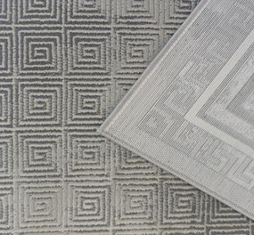 BE Koberec Esprit 3602 GREY – sivý obdĺžnikový Rozmer: 140x190 cm