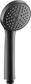 Kuchinox MEVA, ručná sprchová hlavica 210×72 mm, čierna matná, LAV-NKM_7SAD