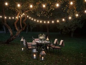 Verk 12301 LED Vonkajšia dekoračná reťaz girlanda 10 žiaroviek, IP44, 10 m