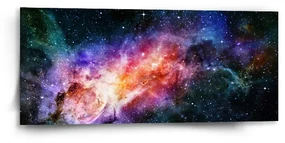 Sablio Obraz Vesmírna žiara - 110x50 cm