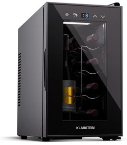 Shiraz 8 Uno, vertikálna chladnička na víno, 8 fliaš, 8 - 18 °C, dotykové ovládanie