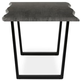 Autronic BONTEC Jedálenský stôl 180x90cm, mdf, sivý dub, HT-F4218 GREY Farba: Hnedá
