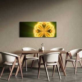 Obraz žltej kvetiny (120x50 cm)