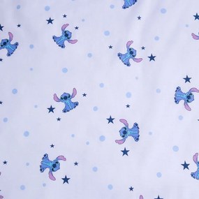 Modré bavlnené detské obliečky do postieľky 100x135 cm Lilo &amp; Stitch "Clouds" – Jerry Fabrics