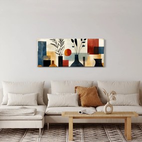 Obraz - Kubistické vázy (120x50 cm)