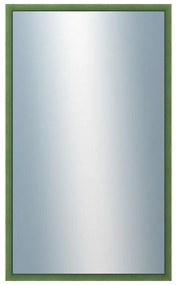 DANTIK - Zrkadlo v rámu, rozmer s rámom 60x100 cm z lišty BOX zelená morená (1751)