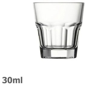 Pohár 30ml štamprlík Casablanca číry KLC