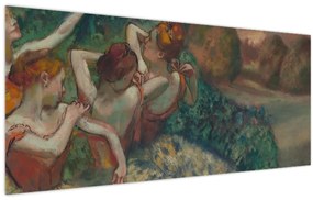 Obraz - Edgar Degas, Four Dancers, reprodukcia (120x50 cm)