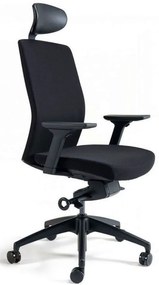 Kancelárska stolička J2 BLACK čierna
