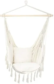 Závesné hojdacie kreslo BOHO 150x120 cm béžové