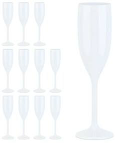 Sada 12ks plastových pohárov na šampanské RD35430
