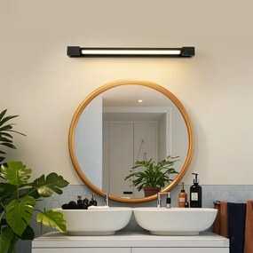 Brilagi-LED Kúpeľňové osvetlenie zrkadla AQUA LINE LED/18W/230V 60 cm IP44 čierna