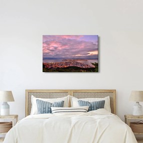 Obraz - Súmrak nad mestom (90x60 cm)
