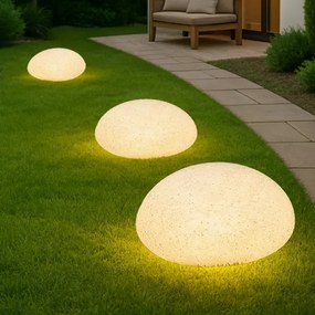 Dekoratívne vonkajšie svietidlo LUMISTONE 1xE27/15W/230V IP65 priemer 38 cm