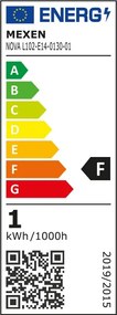 Mexen Nova, LED žiarovka E27, A95, 25W, Teplá - 3000K, 2625 lm - L100-E27-2530-01