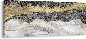 Obraz - Mandala v mramore (120x50 cm)