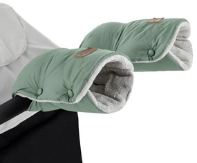 PETITE&MARS - SADA Detský fusak 3v1 JIBOT + rukávniky na kočiar JASIE zelená