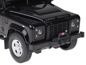 Auto na diaľkové ovládanie Rastar Land Rover Defender 1:14 so svetlami RC0712 Farba: čierna