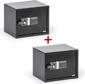 Nábytkový sejf s elektronickým zámkom 1+1 ZADARMO, 300 x 380 x 300 mm