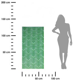 Esschert Design Koberec Holly, 68x125,5 cm, zelená