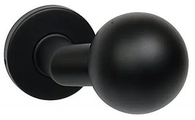Dverné gule Richter KNOB 02 FIXNÉ (CE), Guľa Knob 02 fixná, RICHTER Čierna matná