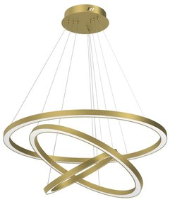 LED Luster na lanku GALAXIA LED/85W/230V zlatá