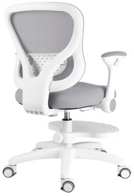 Detská rastúca stolička Neoseat JUNI 007 — látka, sivá