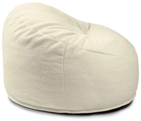 Hnedý detský sedací vak z textílie buklé Om 85 – SLOWDOWN