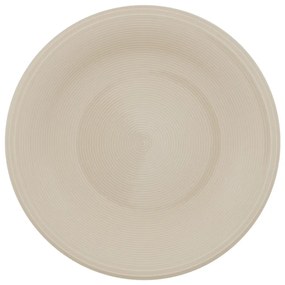 Bielo-béžový porcelánový tanier na šalát Like by Villeroy &amp; Boch, 21,5 cm