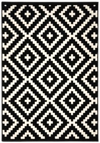 Alfa Carpets Kusový koberec Gloria new black/cream - 120x170 cm