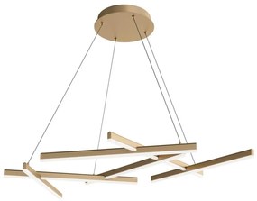 Maytoni MOD016PL-L75MG3K - LED Luster na lanku LINE LED/79W/230V zlatá