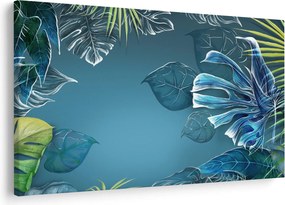 Obraz - Listy tropických rastlín (90x60 cm)