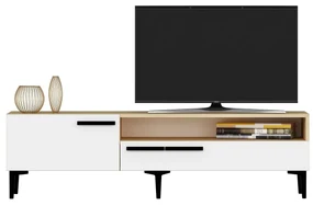 TV stolík/skrinka Sepada 1 (dub + biela) . Vlastná spoľahlivá doprava až k Vám domov. 1095228