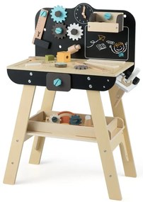 Detský pracovný stôl s tabuľou Montessori hračky na hranie s hračkami do dielne