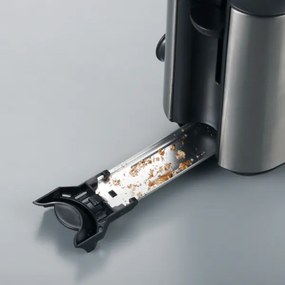 Severin AT 2515 - Hriankovač s dvoma drážkami 1000W/230V nerezová oceľ/čierna