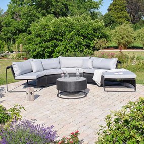 Sivý záhradný lounge set pre 5 Rindal - Bonami Selection