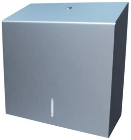 Zásobník na skladané papierové uteráky Merida Stella Maxi, matný nerez