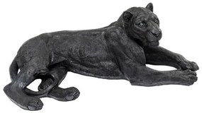 Lion dekorácia čierna 113 cm