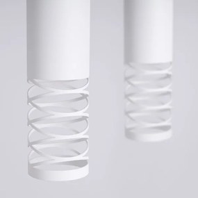 Sollux SL.1687 - Luster na lanku LAMI 2xGU10/10W/230V biela