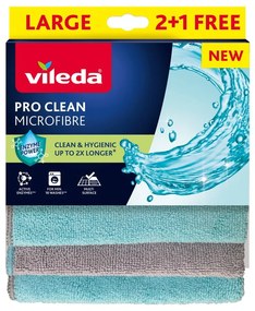 Handričky z mikrovlákna v súprave 6 ks Pro Clean – Vileda
