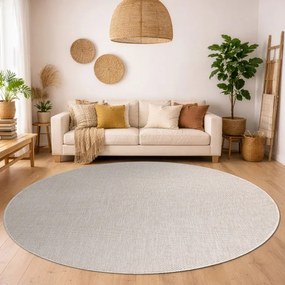 Koberec SIZAL SION A5165A krémový kruh