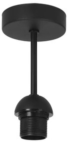 Prisadený luster NATIA 1xE27/60W/230V biela/čierna