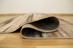 Koberec Mira 24046/163 Linie béžový / hnedý