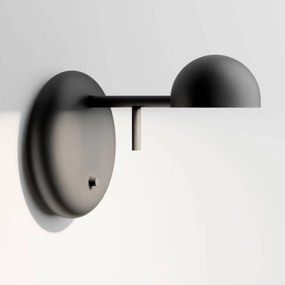 Vibia Pin 1675 nástenné LED svietidlo 11 cm čierna