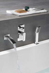 Sapho Sapho, GINKO podomietkový sprchový set s pákovou batériou, 2 výstupy, chróm, 1101-42-21