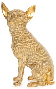 DEKORAČNÁ SOŠKA ELDO 16X11X26 CM ZLATÁ