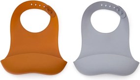 Oranžové/sivomodré podbradníky v súprave 2 ks Lili – Kave Home