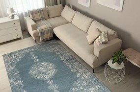 Koberec OSTA ABBY 486.24.LA500 klasický modrý / béžový