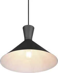 Luster Enzo 35 cm, matná čierna%